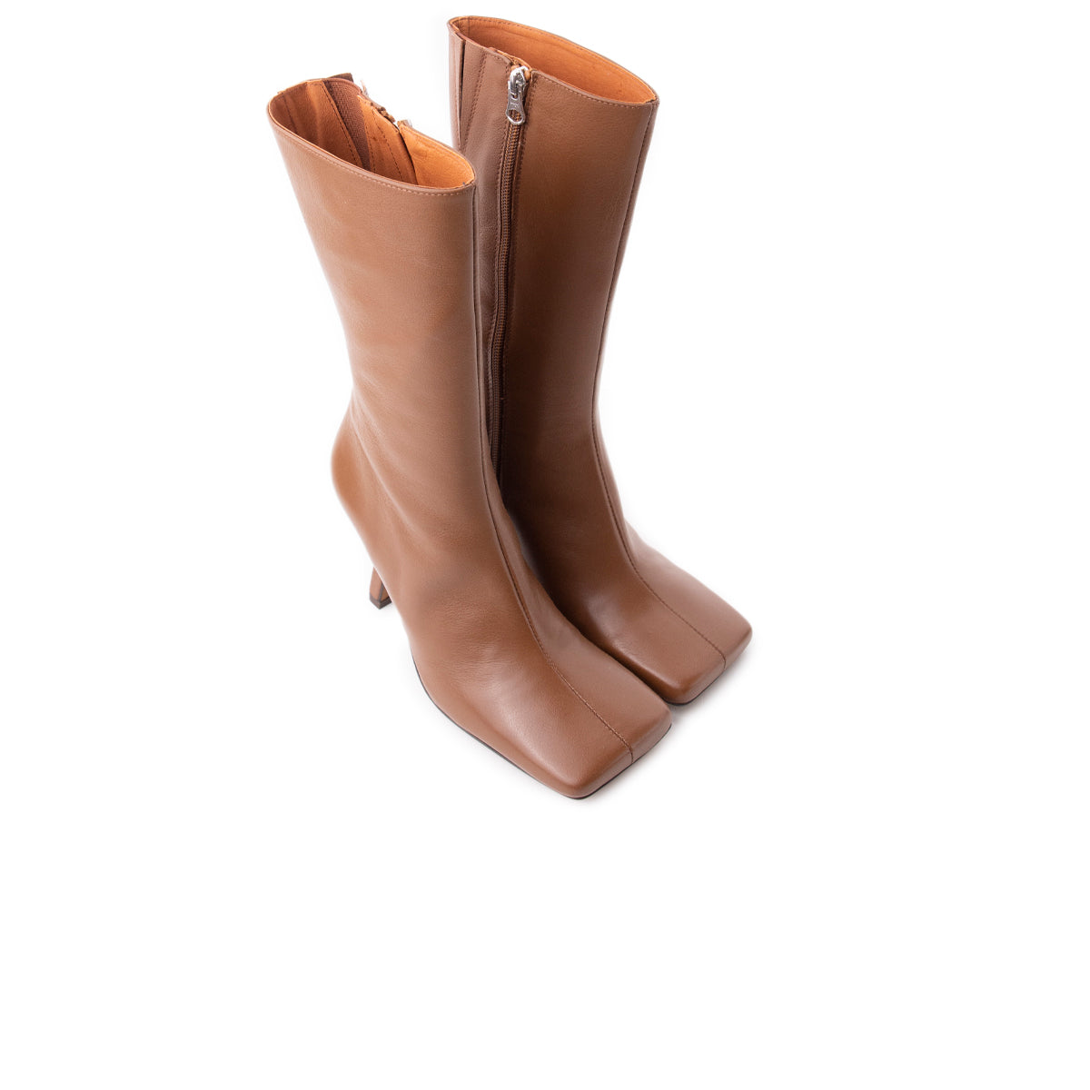 L'intervalle Argyle Cuir Cognac Brun