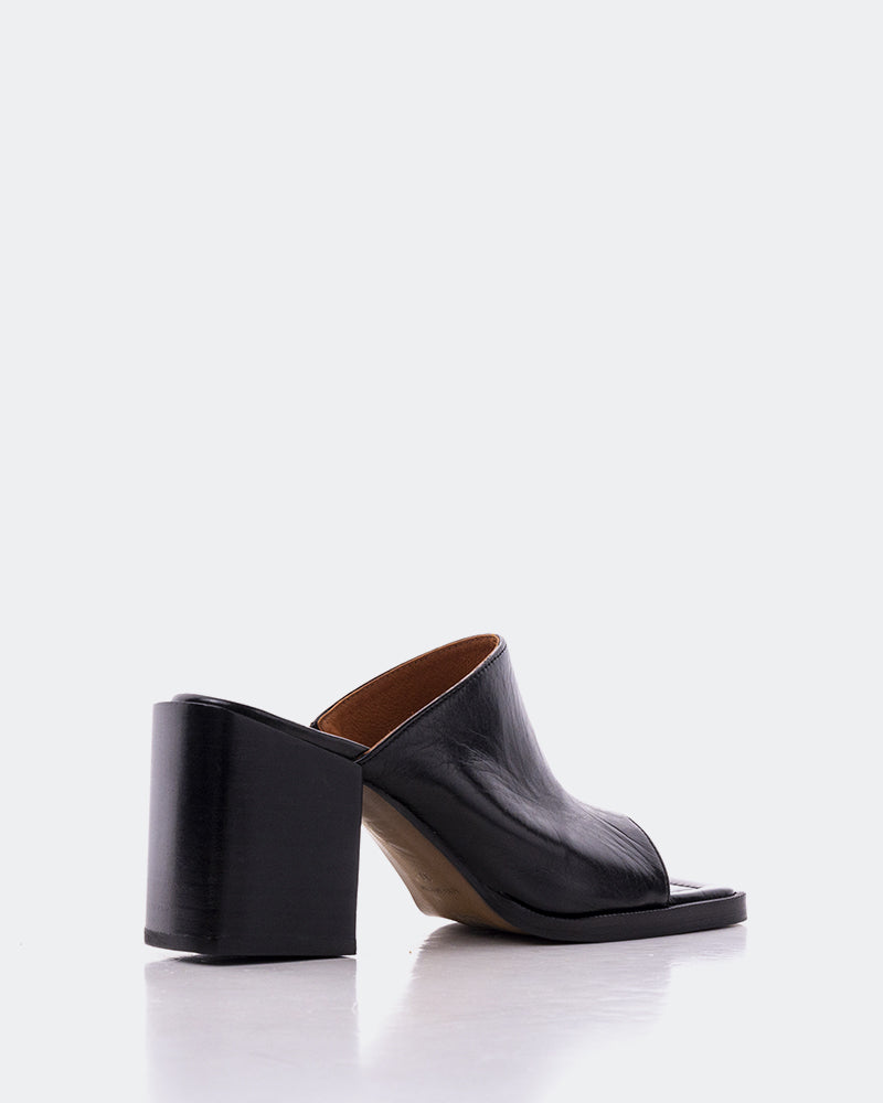 L'intervalle Arleth Noir Cuir Noir