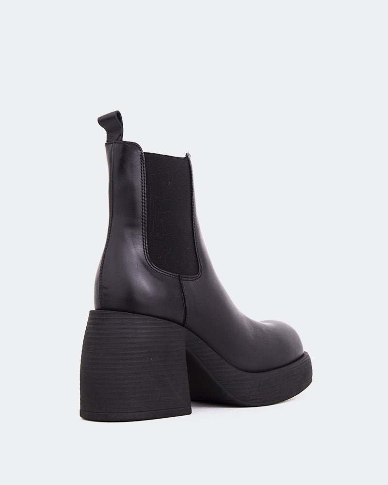 L'intervalle Arthur Noir Cuir Noir