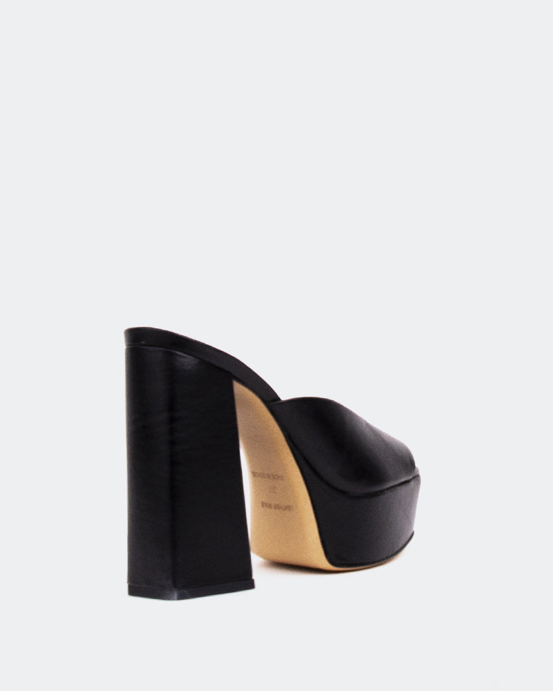 L'intervalle Asador Noir Cuir/Cuir Noir Noir