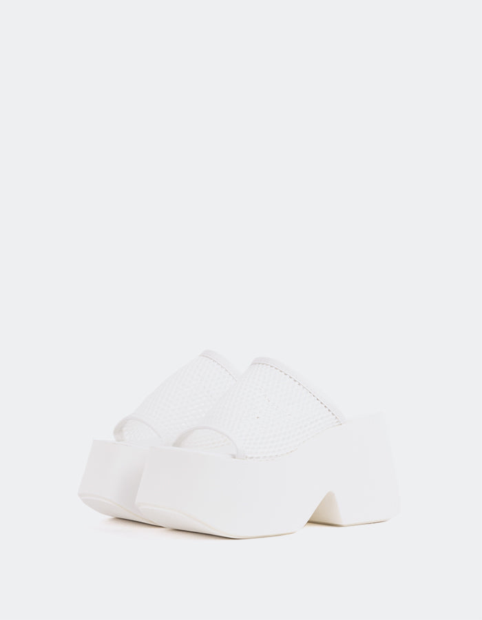 L'intervalle Authentique Crochet Blanc Blanc