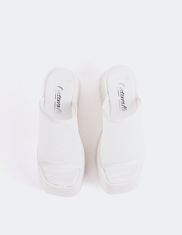 L'intervalle Authentique Crochet Blanc Blanc