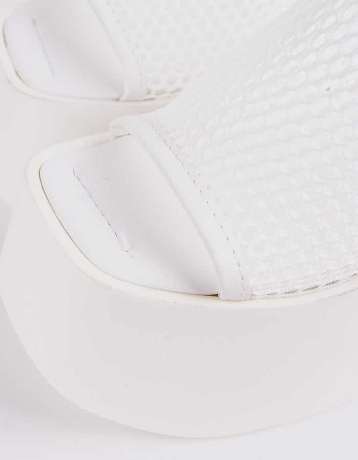 L'intervalle Authentique Crochet Blanc Blanc