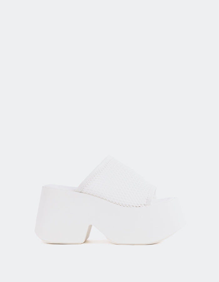 l'intervalle Authentique Crochet blanc Blanc