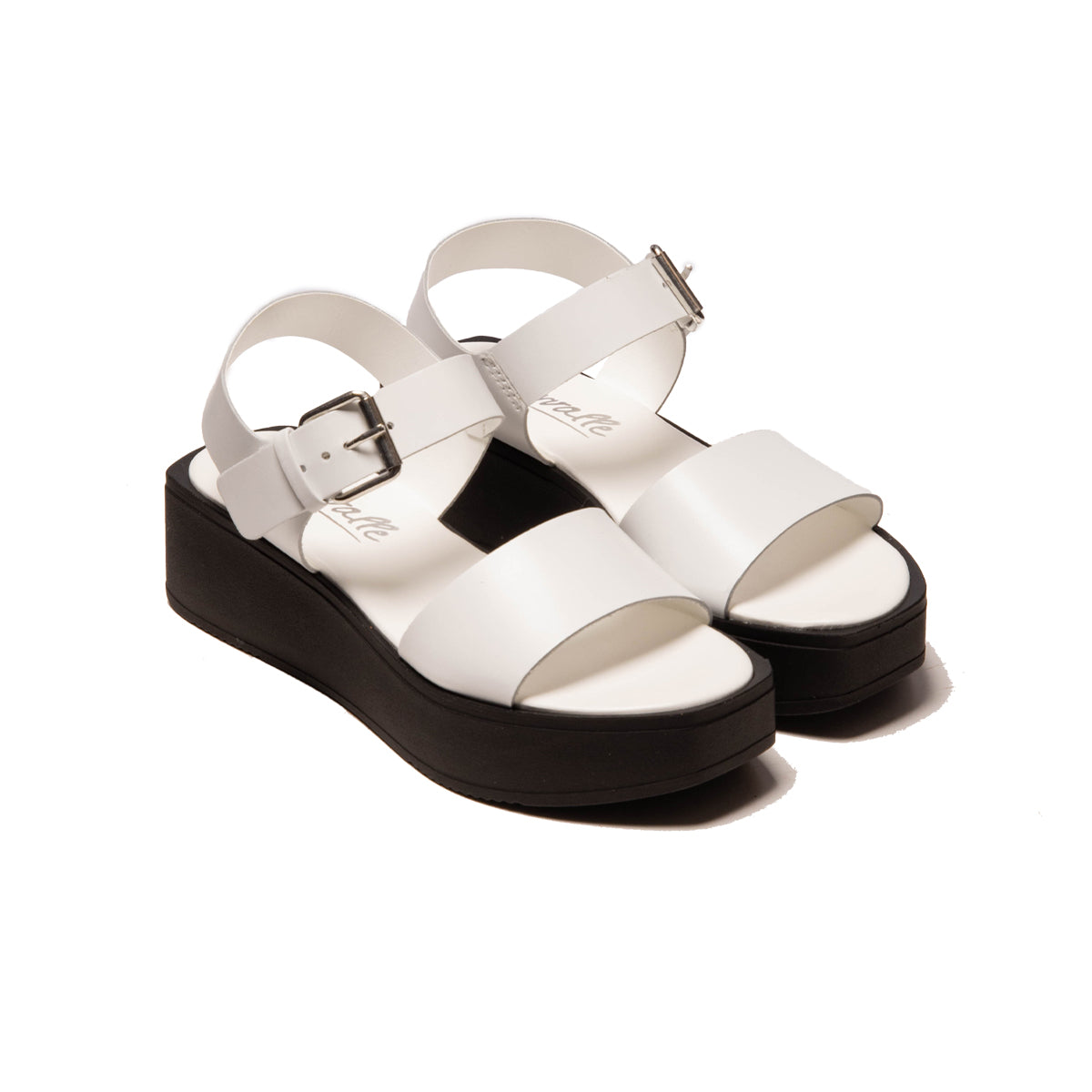 L'intervalle Avola Blanc Cuir Blanc