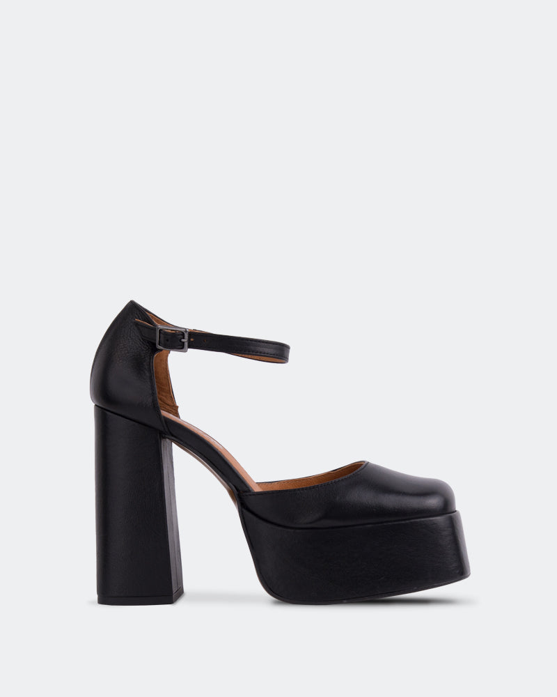 L'intervalle Azucar Noir Cuir Noir