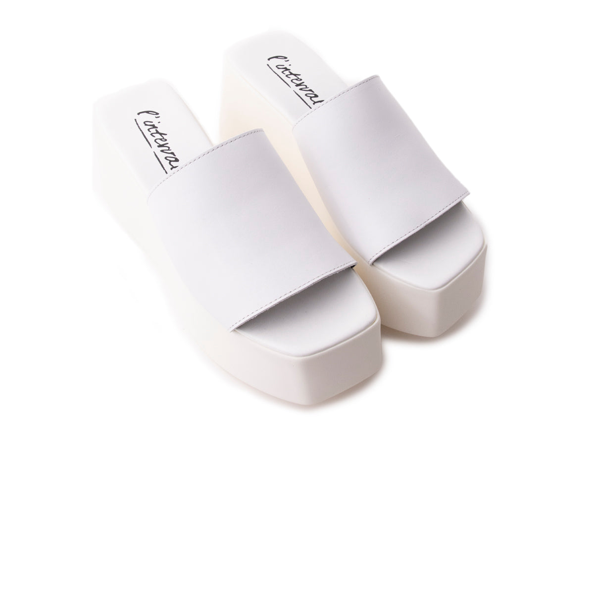 L'intervalle Bae Blanc Cuir Blanc