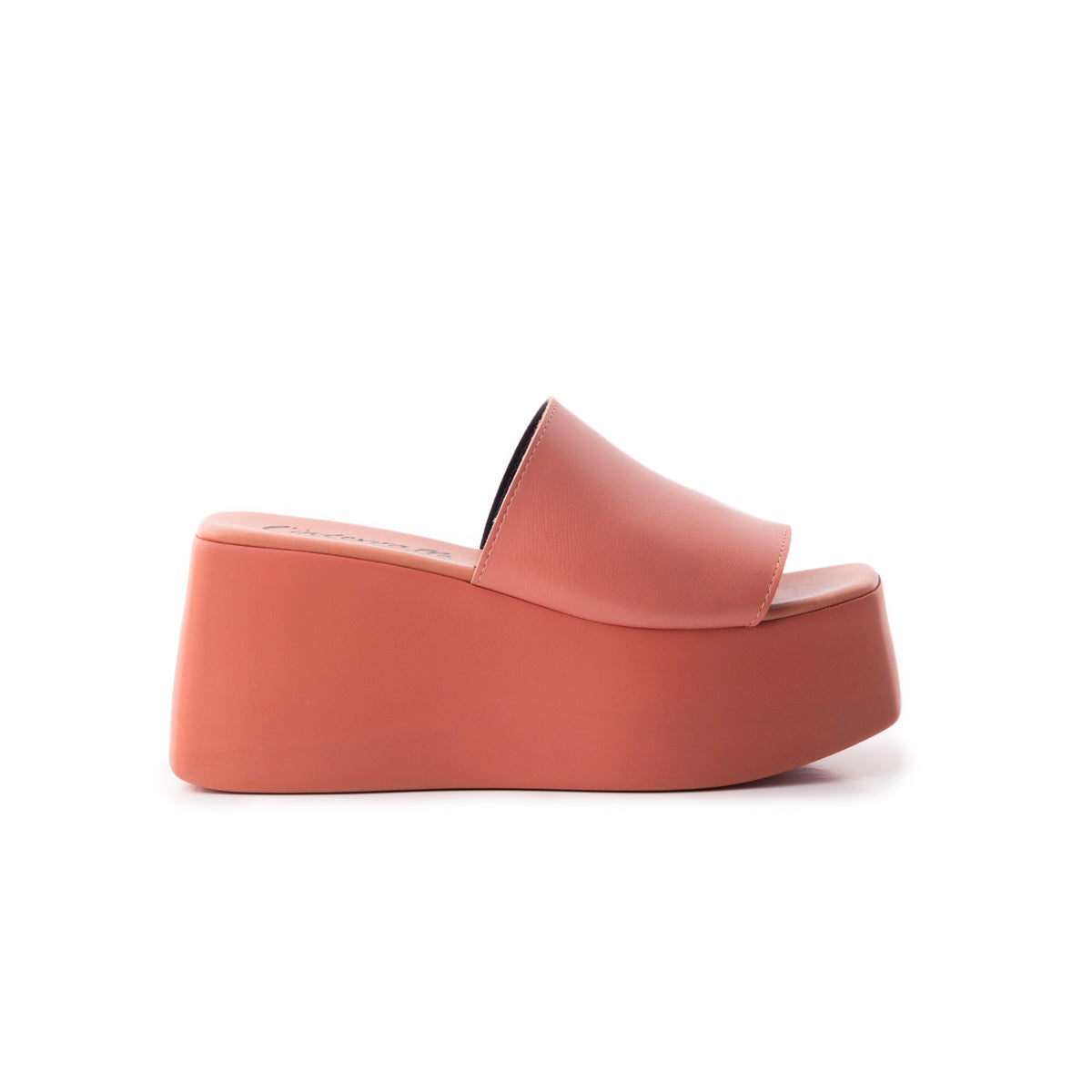 l'intervalle Bae Rose Cuir Rose