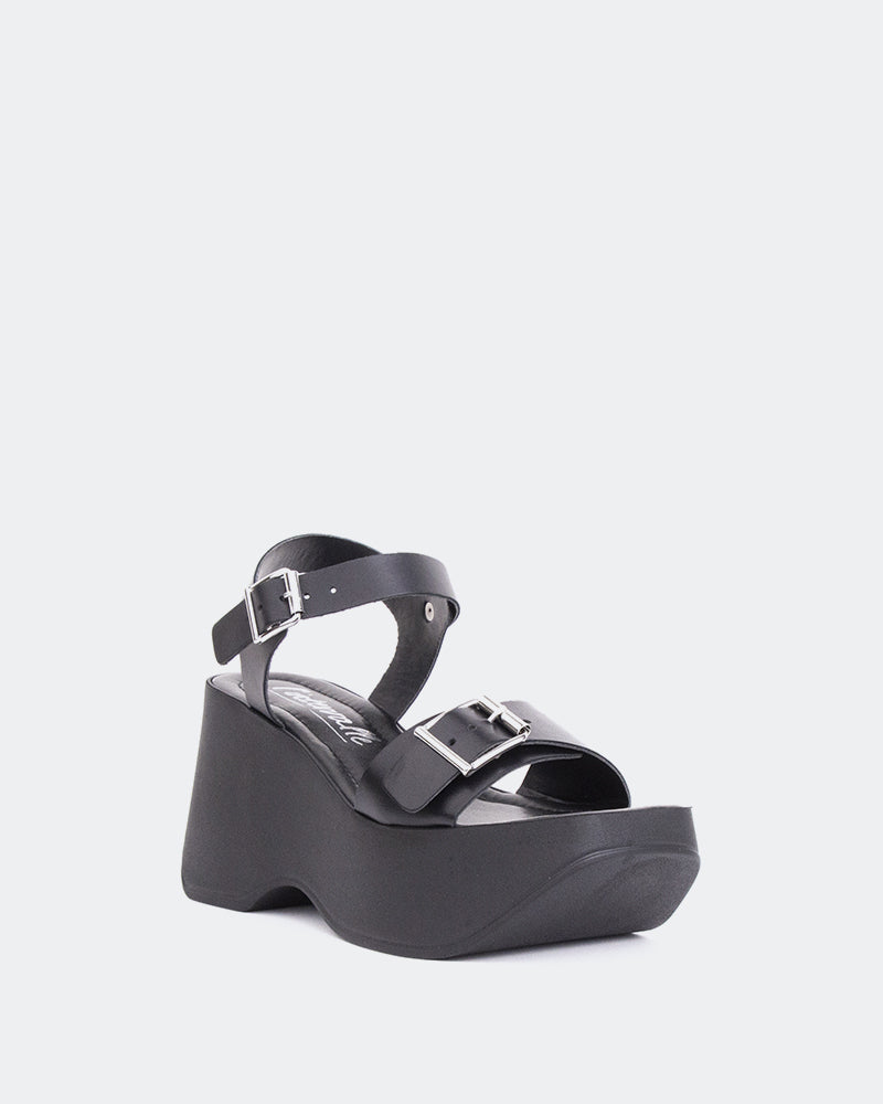 L'intervalle Banks Noir Cuir Noir