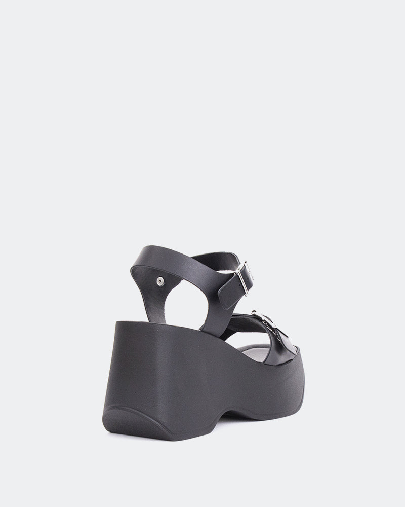 L'intervalle Banks Noir Cuir Noir