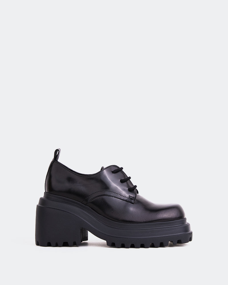 l'intervalle Barmy Noir Cuir Noir