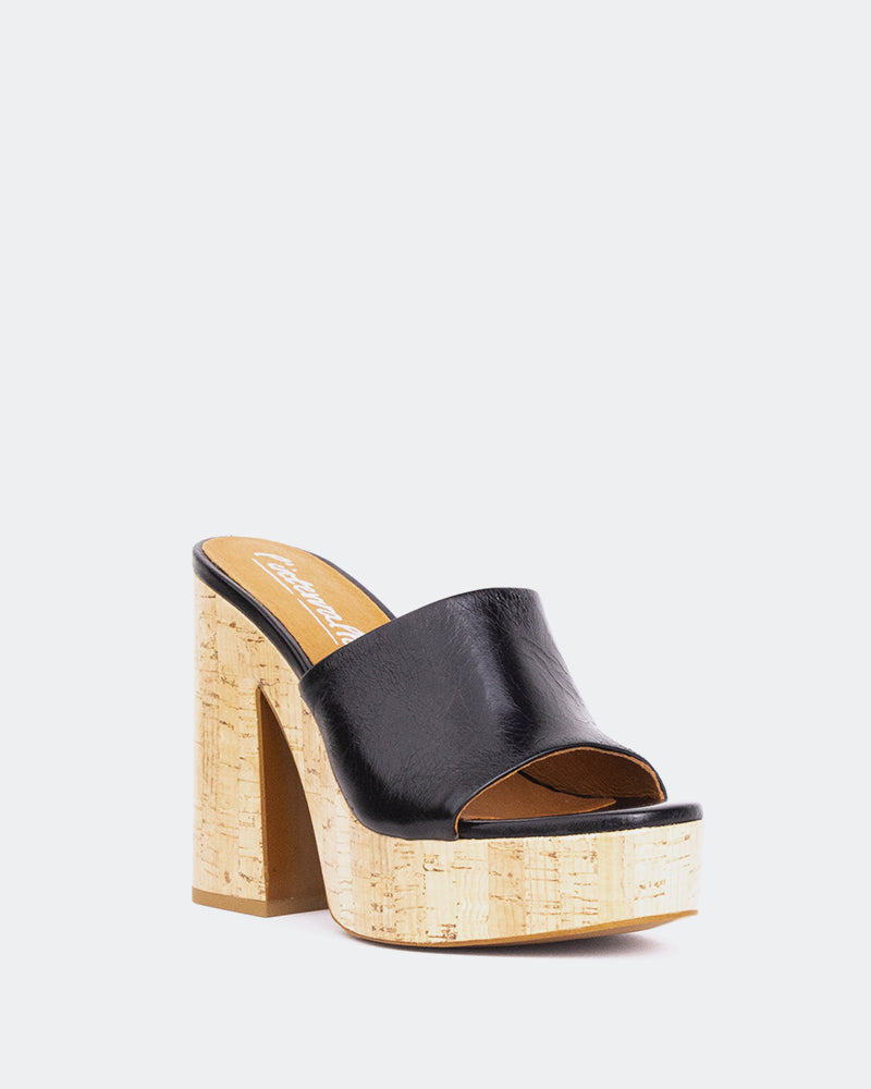 L'intervalle Barrel Noir Cuir Noir