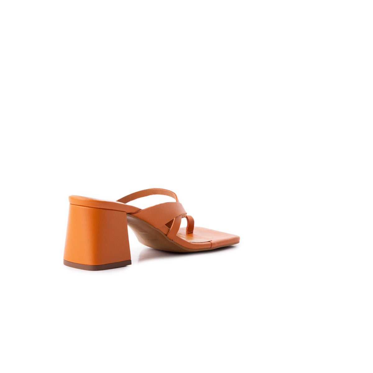 L'intervalle Barriada Cuir Orange Orange