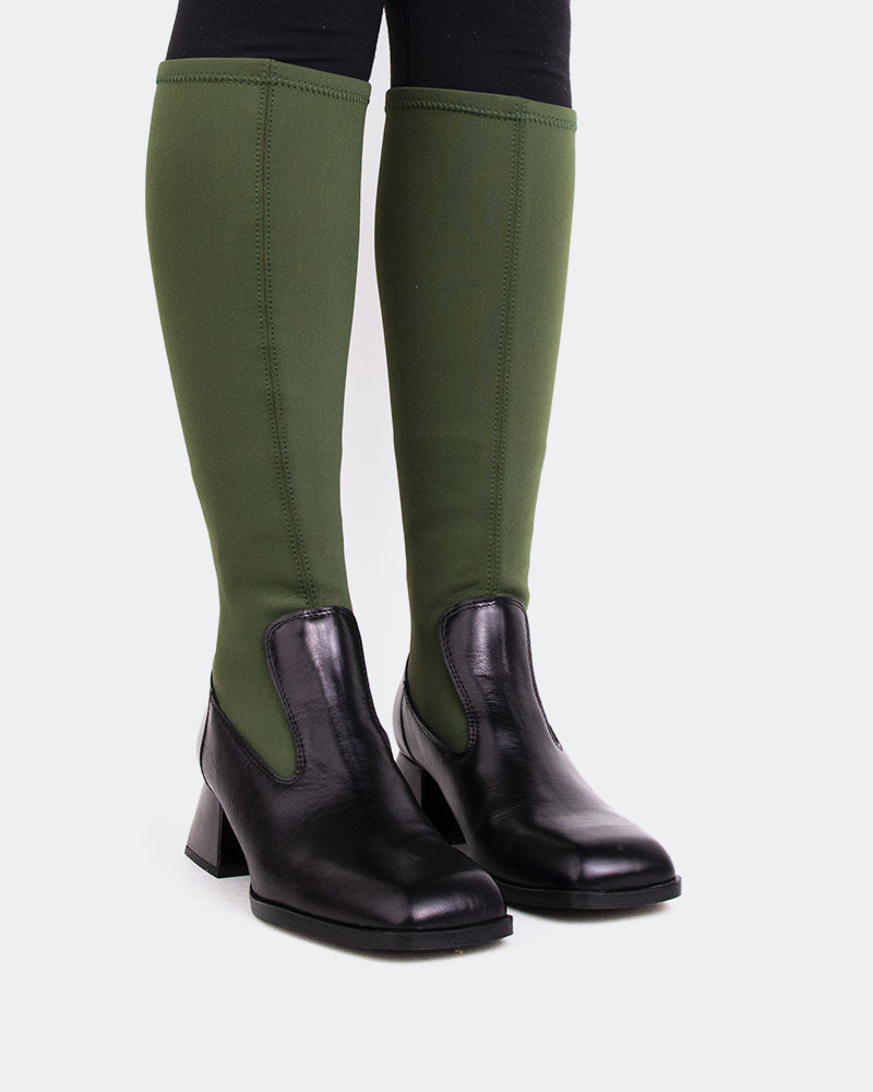 L'intervalle Bayeux Kaki En Tricot Extensible Vert