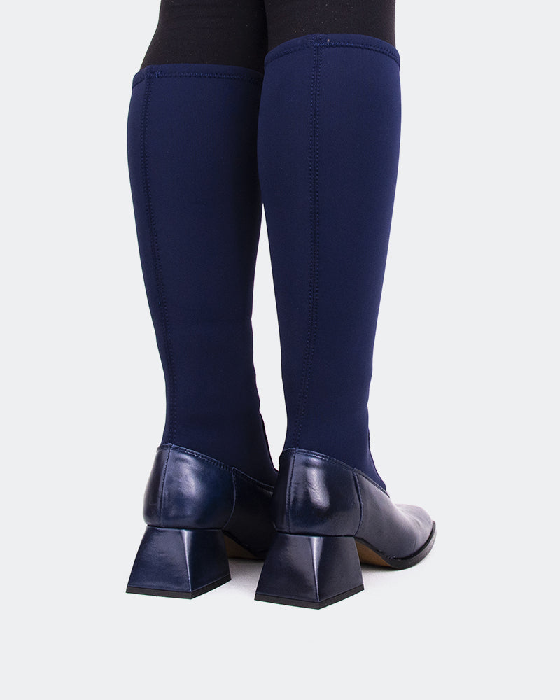 L'intervalle Bayeux Navy Knit Stretch Bleu