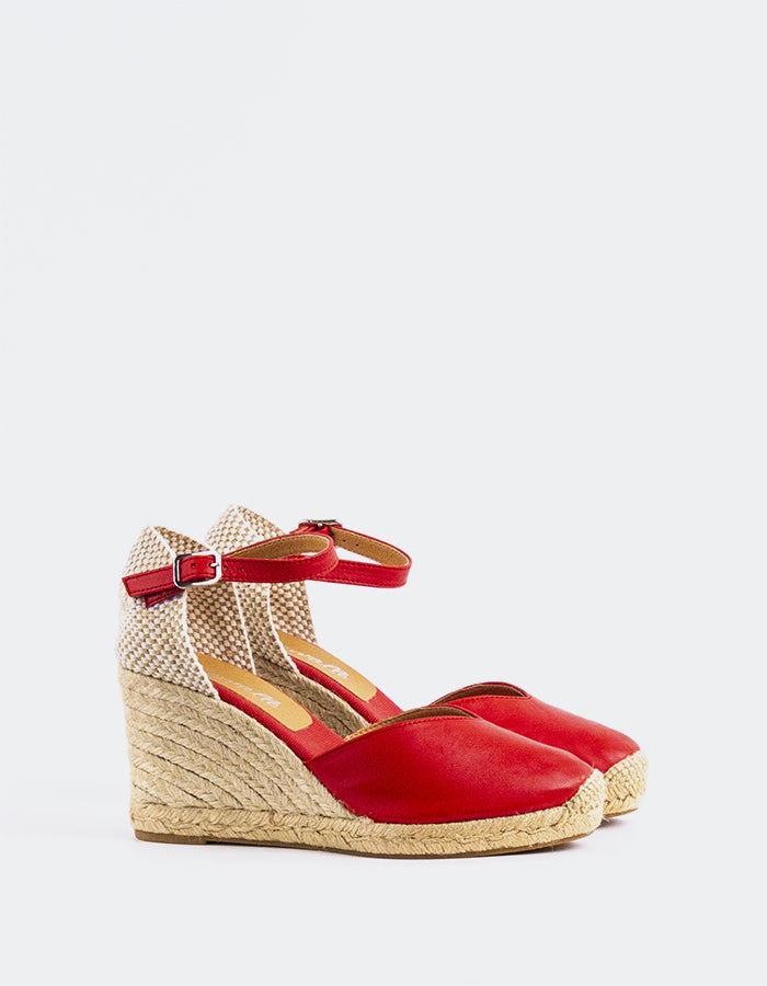 L'intervalle Beatrice Rouge Cuir Rouge