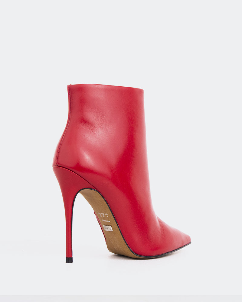 L'intervalle Beauty Cuir Foncé Rouge Rouge