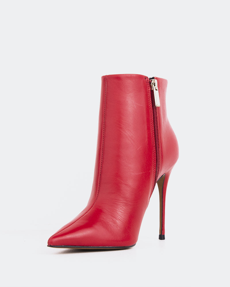 L'intervalle Beauty Cuir Foncé Rouge Rouge