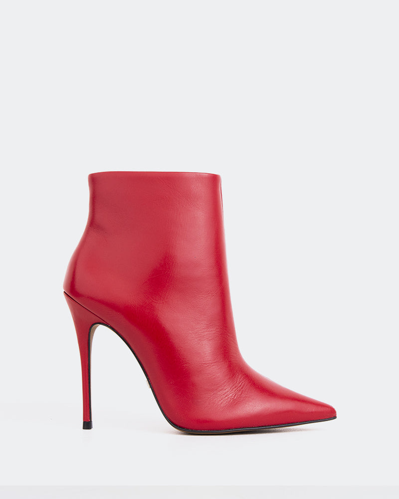 l'intervalle Beauty Cuir foncé Rouge Rouge