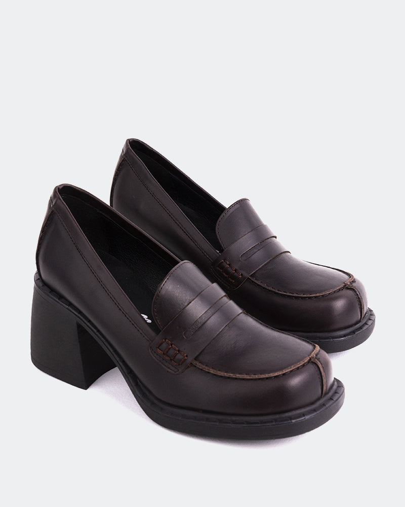 L'intervalle Beckam Brun Cuir Brun