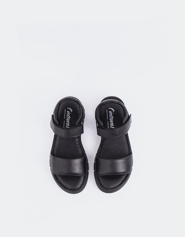 L'intervalle Belgrave Noir Cuir Noir