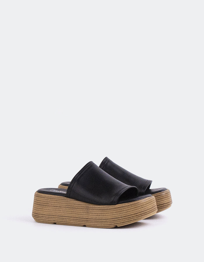 L'intervalle Beluga Noir Cuir Noir