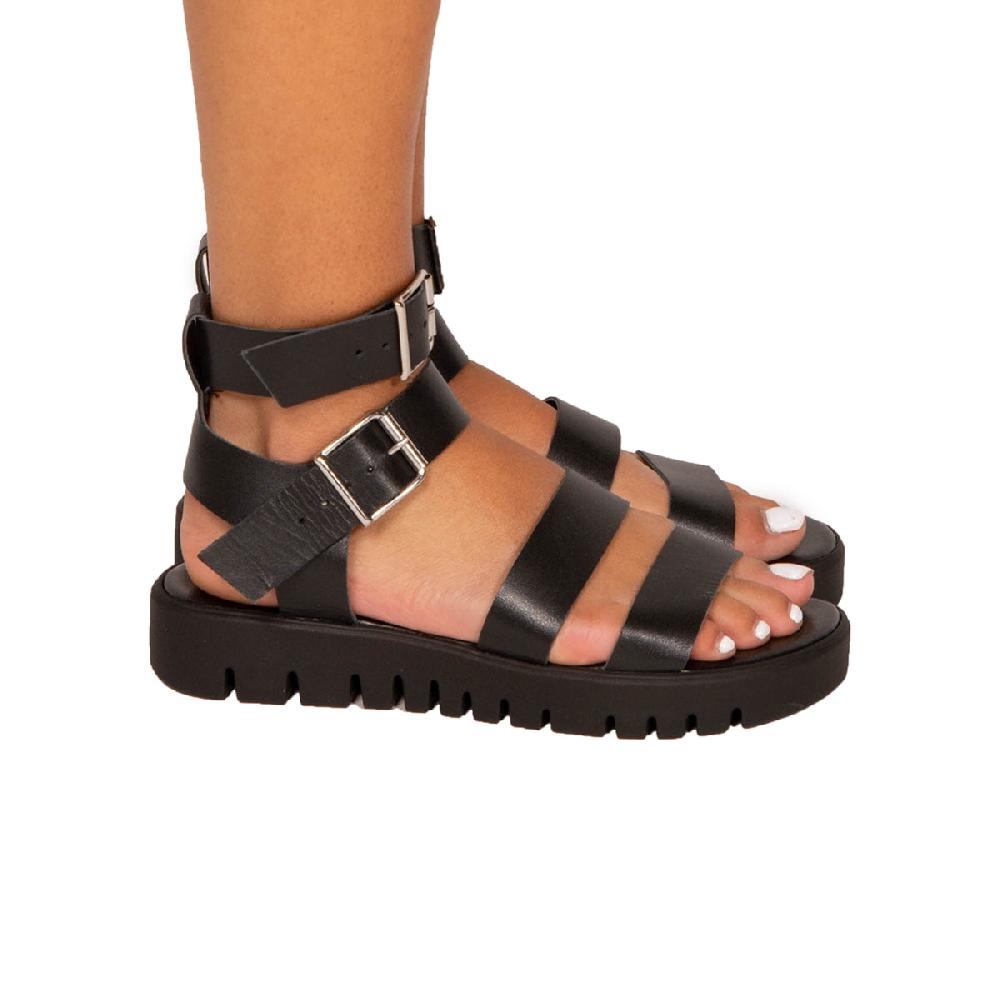 l'intervalle Bethel Noir Cuir Noir