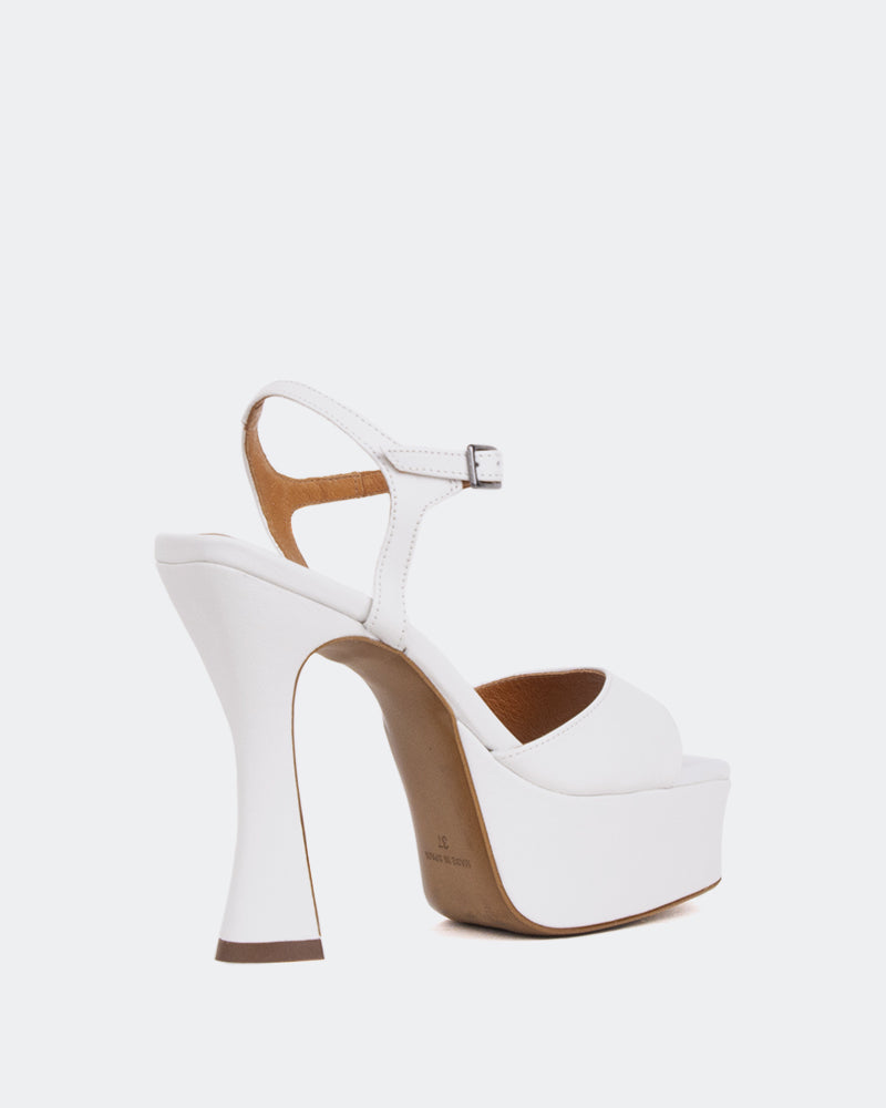 L'intervalle Betsey Blanc Cuir/Cuir Blanc Blanc