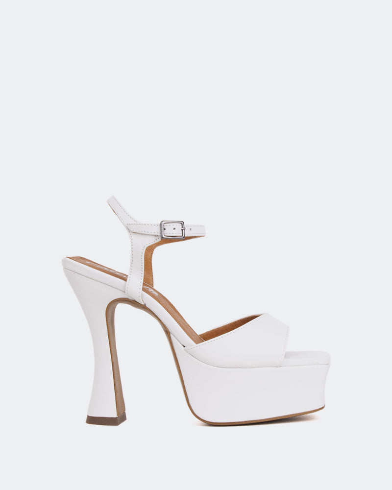 l'intervalle Betsey Blanc Cuir/Cuir Blanc Blanc
