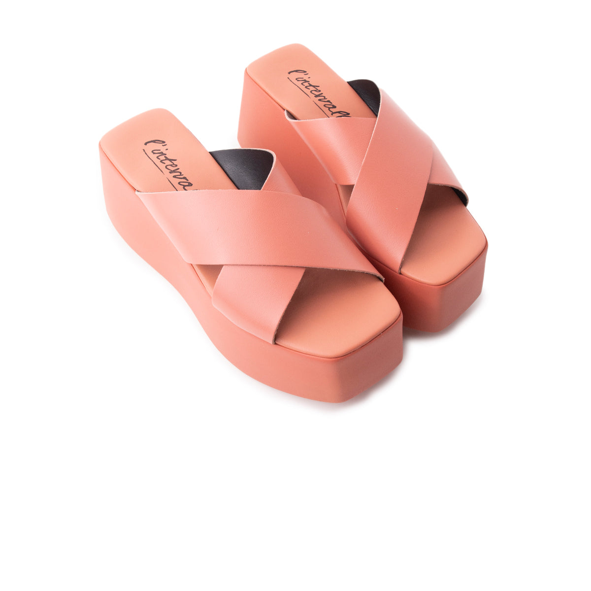 L'intervalle Boo Rose Cuir Rose