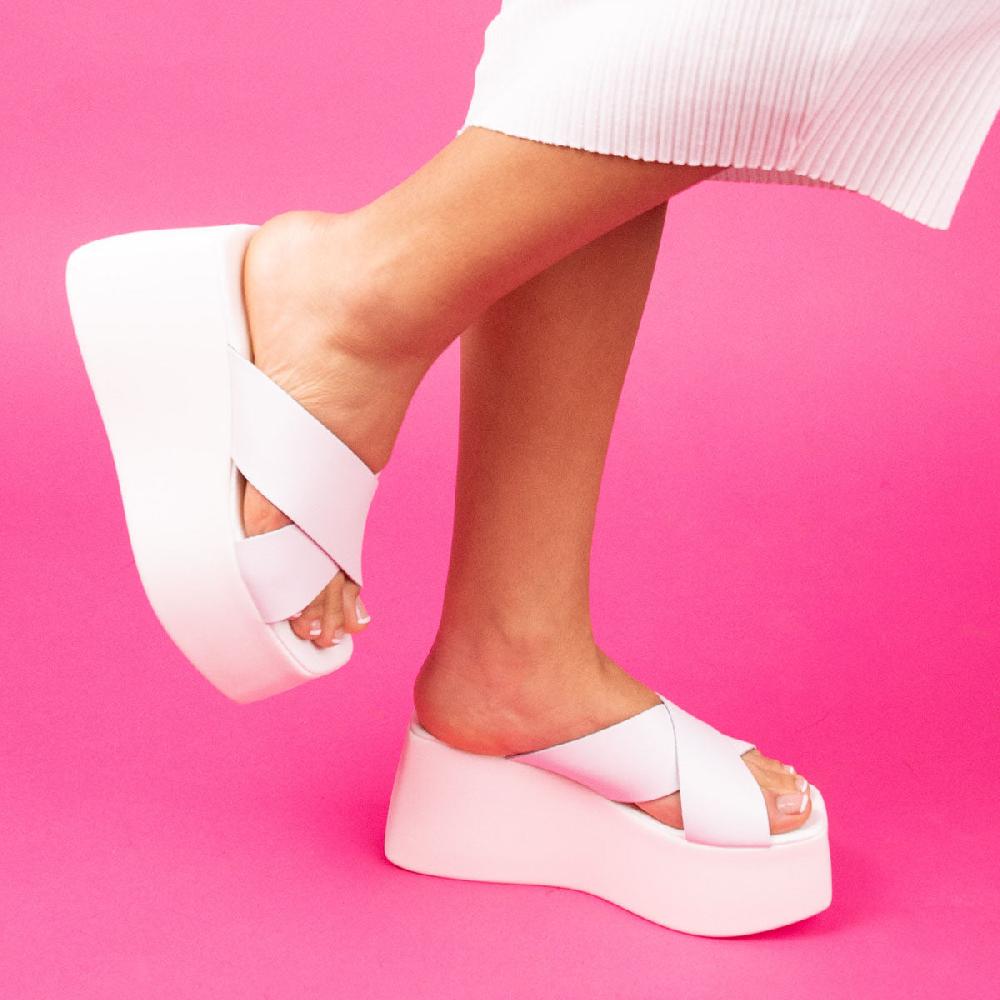 L'intervalle Boo Rose Cuir Rose