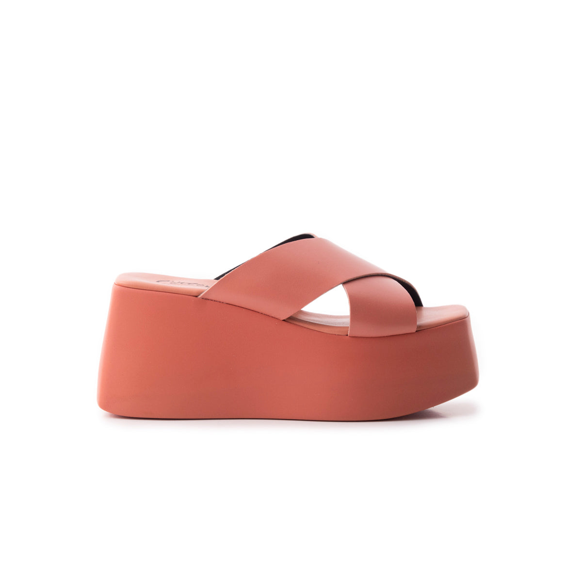 l'intervalle Boo Rose Cuir Rose