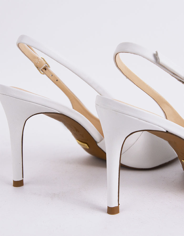 L'intervalle Borage Cuir Blanc Blanc