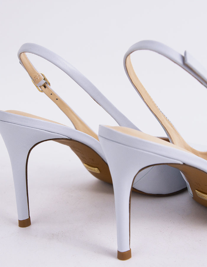 L'intervalle Borage Lt. Bleu Cuir Bleu