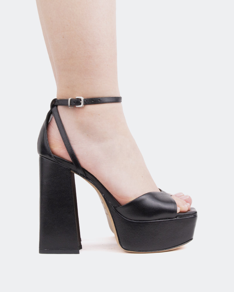 l'intervalle Borago Noir Cuir/Cuir Noir Noir