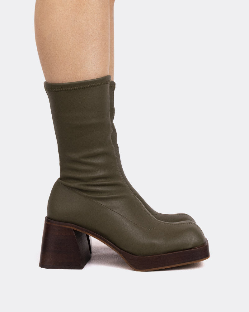 l'intervalle Bordon Kaki Stretch Vert