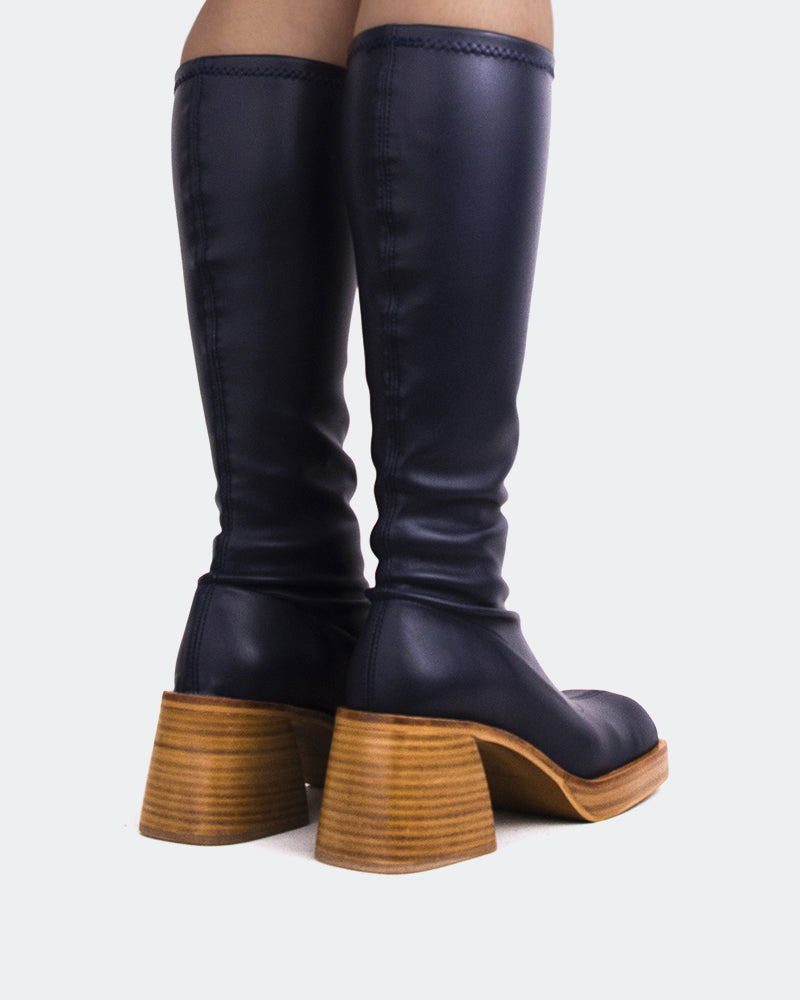 L'intervalle Bourne Navy Stretch Bleu