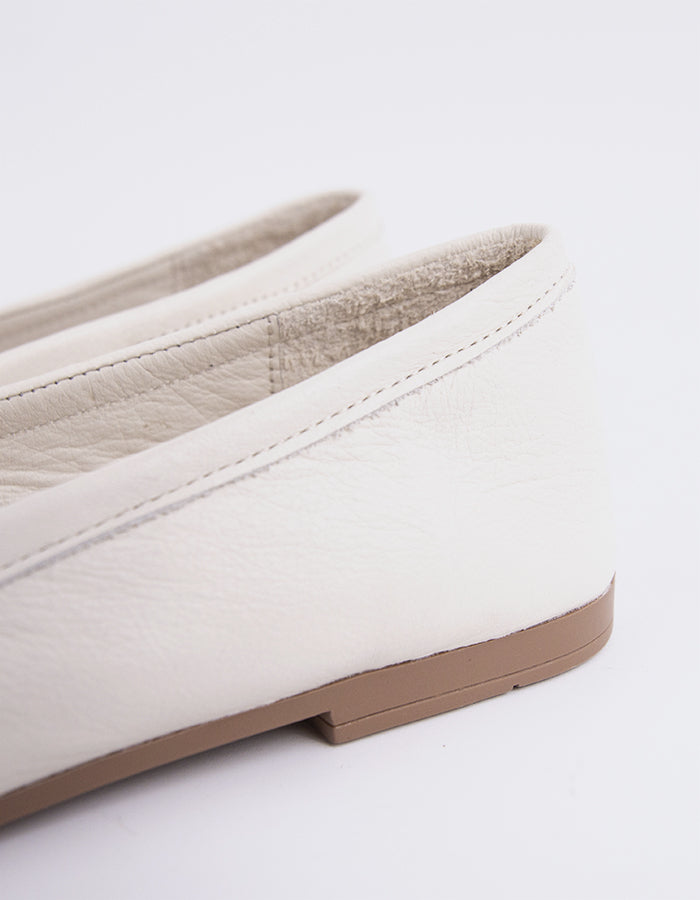 L'intervalle Brescia Ice Leather Blanc
