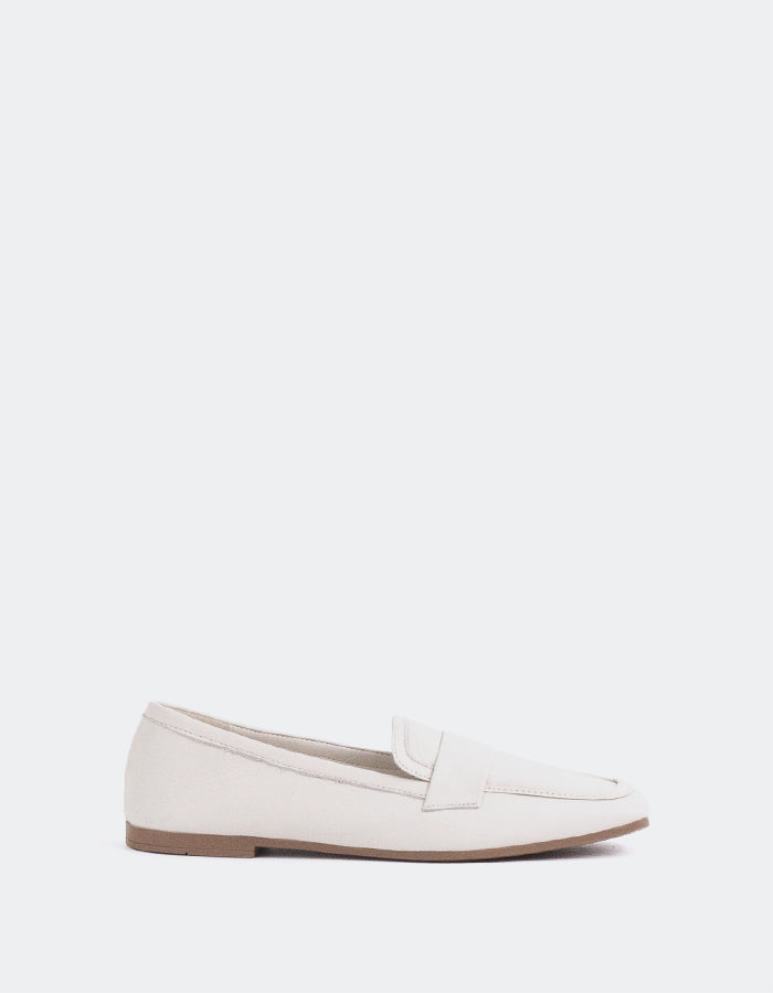 l'intervalle Brescia Ice Leather Blanc