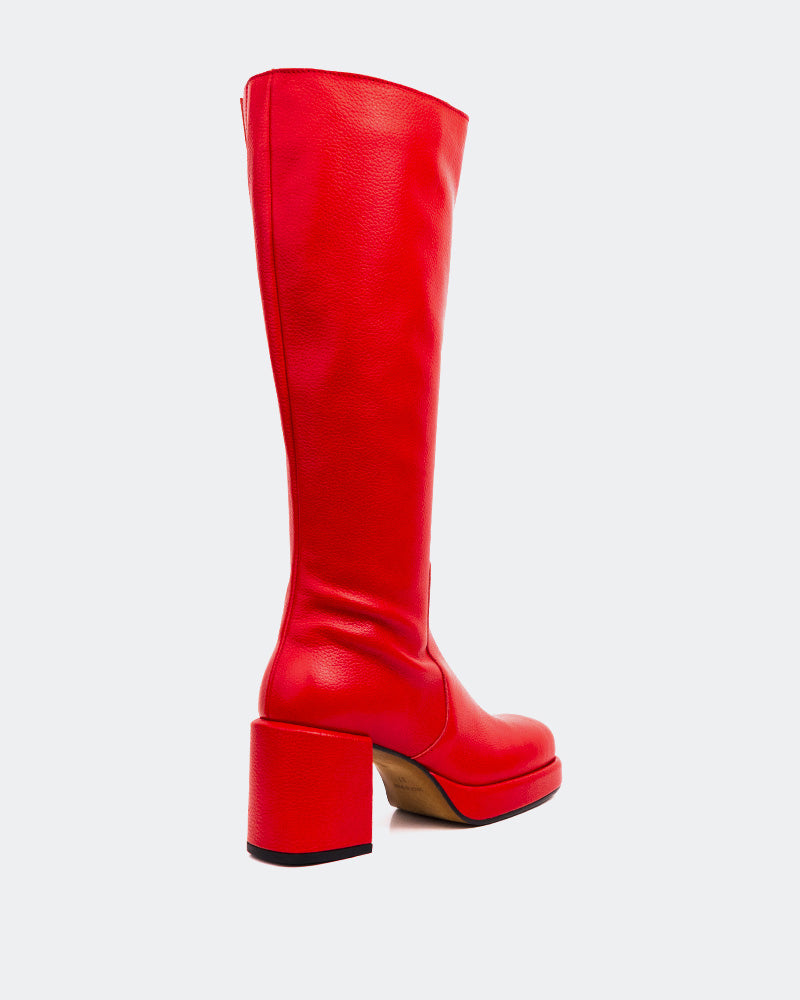 L'intervalle Briggs Rouge Cuir Rouge