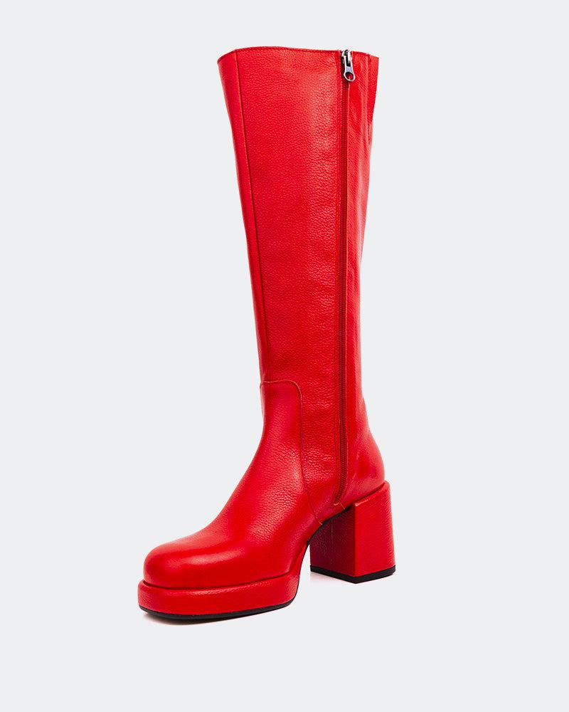 L'intervalle Briggs Rouge Cuir Rouge