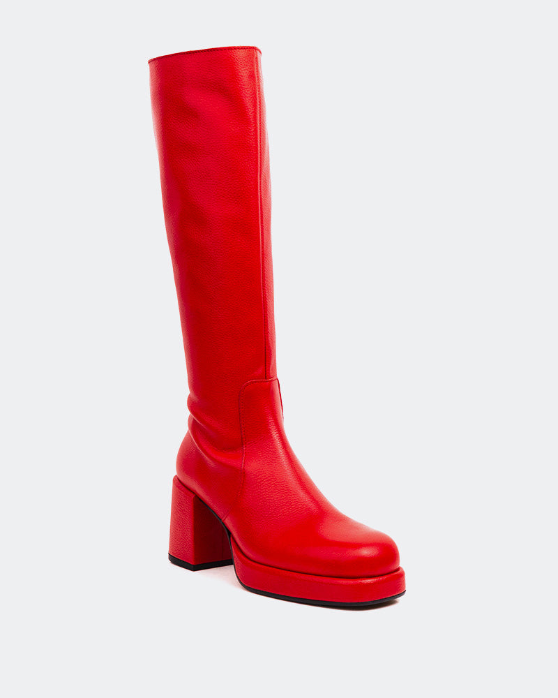 L'intervalle Briggs Rouge Cuir Rouge