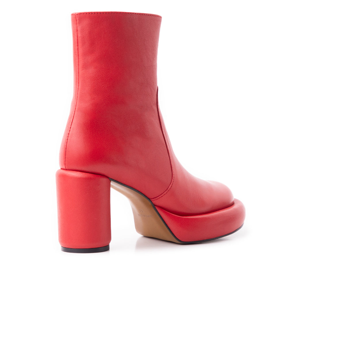 L'intervalle Brody Rouge Cuir Rouge