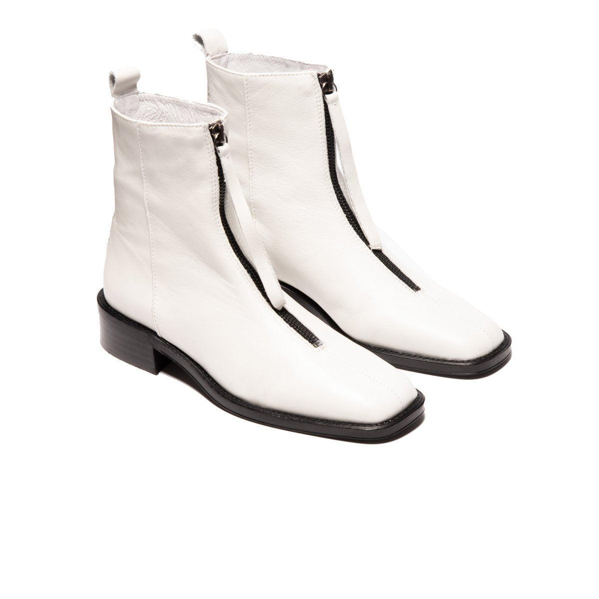 L'intervalle Bruges Blanc Cuir Blanc