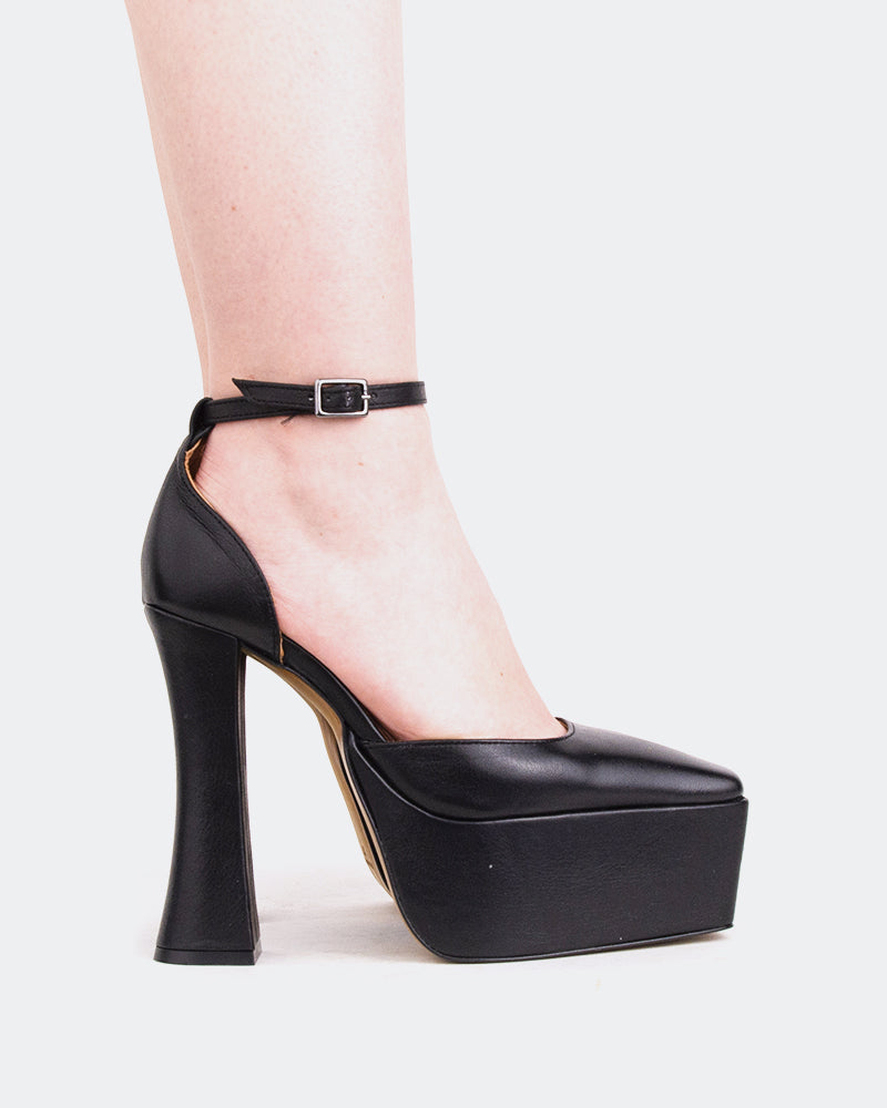 l'intervalle Cabaret Noir Cuir/Cuir Noir Noir