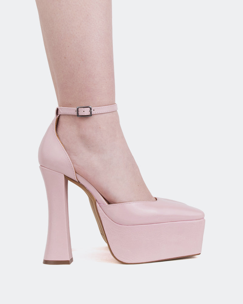 l'intervalle Cabaret Rose Leather/Cuir Rose P. Rose