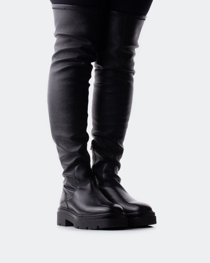 L'intervalle Calabria Noir Cuir Noir