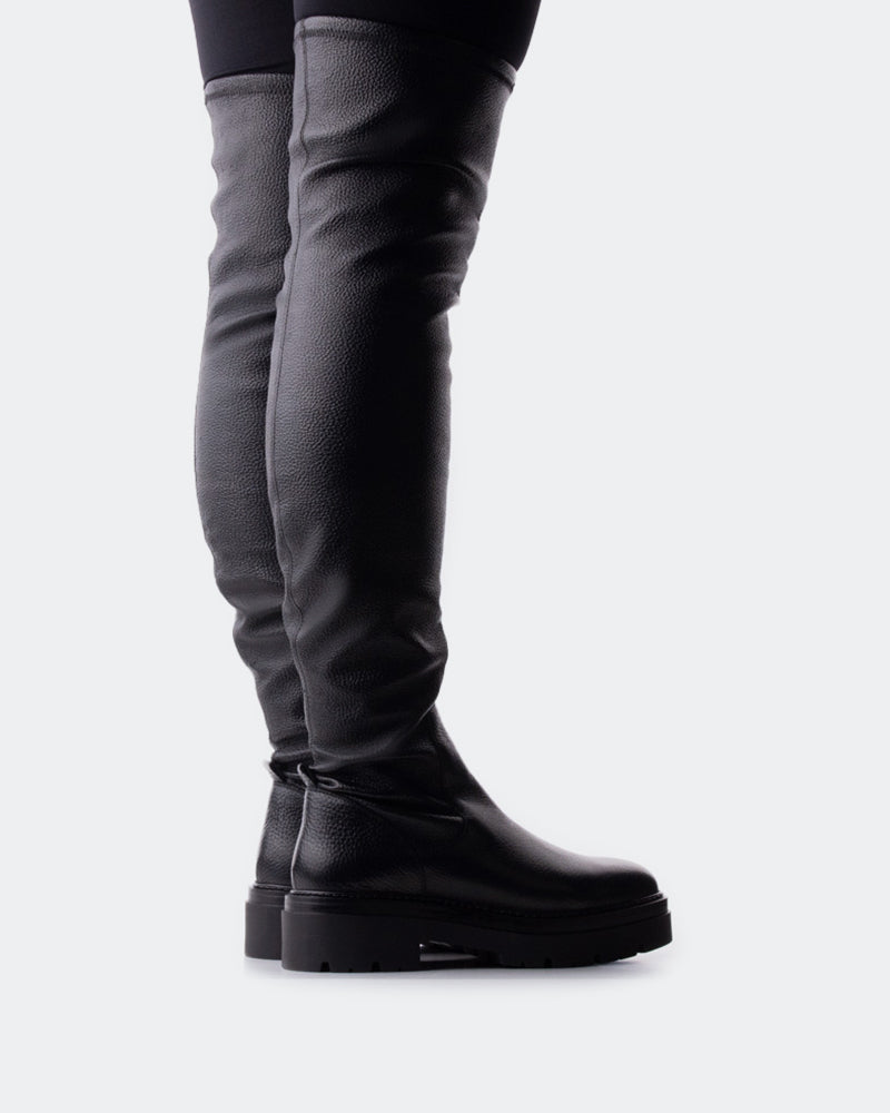 L'intervalle Calabria Noir Cuir Noir