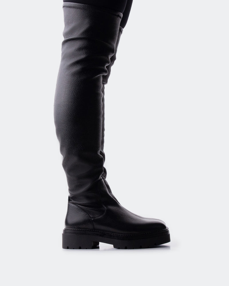 l'intervalle Calabria Noir Cuir Noir