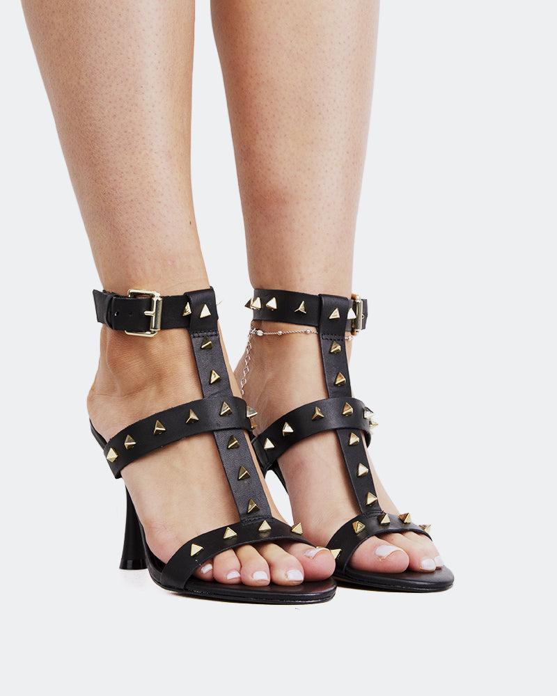 L'intervalle Cameran Noir Cuir Noir